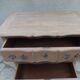 Beautifully crafted Louis XVI style commode in bleached wood.