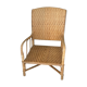 Chevron rattan chair