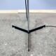 Floor lamp by WILA, chrome and black lacquered metal with a fabric shade, 1960s/1970s