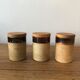 Set de 3 pots à épices en grès
