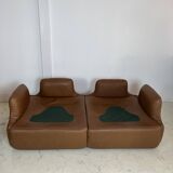 Confidential Lounge Chairs and Sofa by Alberto Rosselli, Set of 3