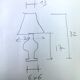 Pair of Vintage Alabaster Lamp with Lampshade