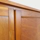 Vintage oak wardrobe from the 1960s.