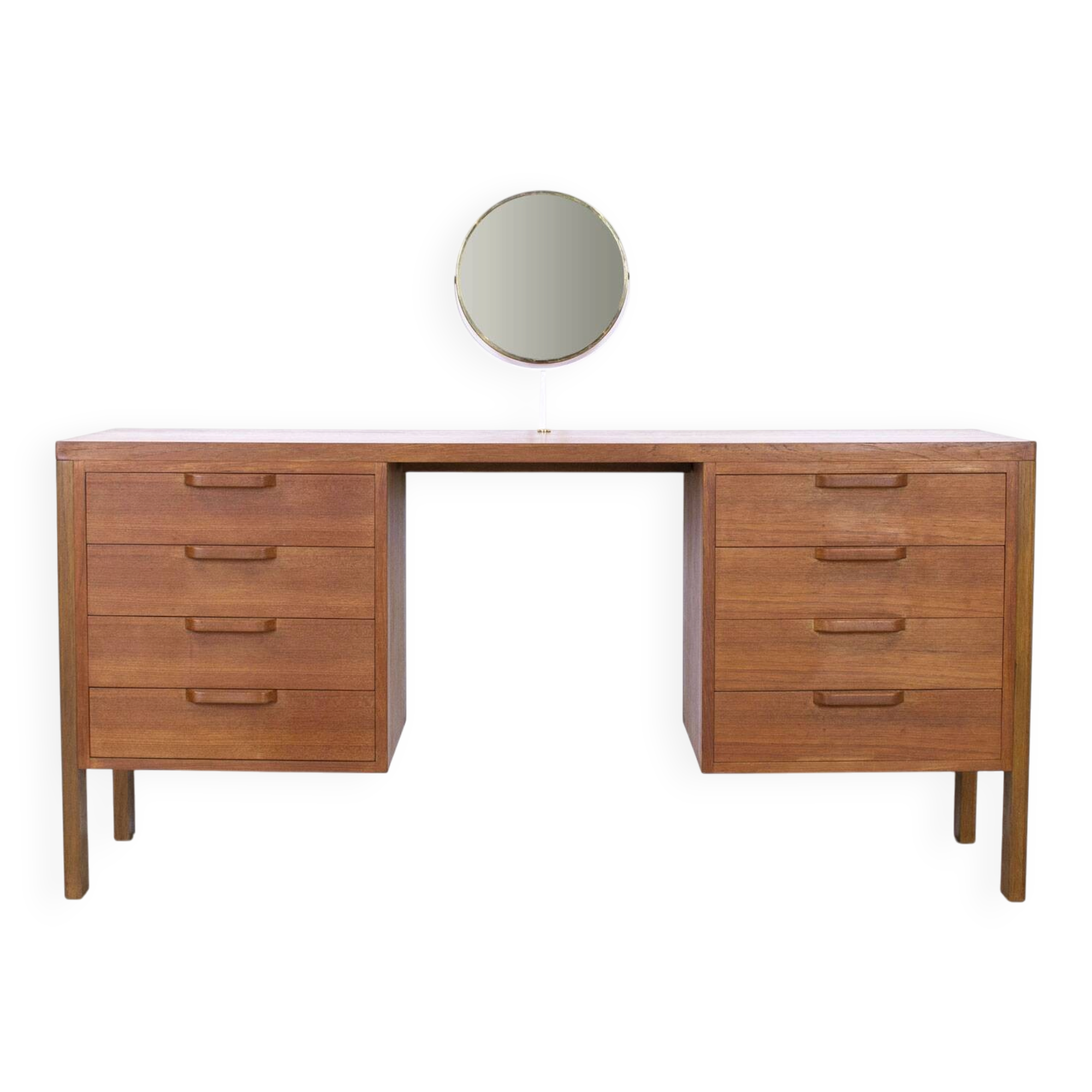 Table de maquillage en teck Gordon Russell du milieu du siècle