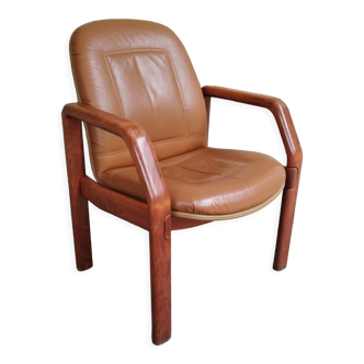 Fauteuil scandinave vintage Atol 1970