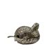 Hollywood regency silver-plate quails shaped salt and pepper, Gucci Italy,
