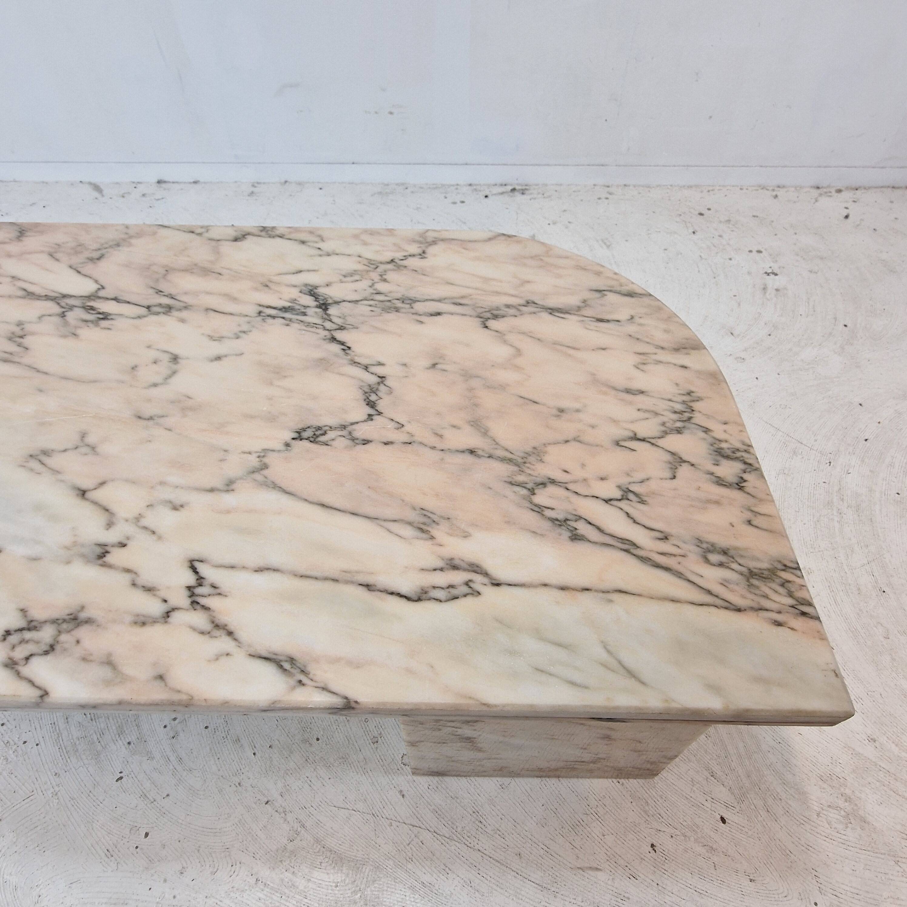 Italian Marble Coffee or Side Table, 1980s