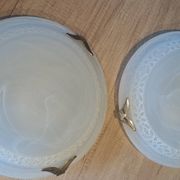 Lot de 2 appliques/plafonniers vintage
