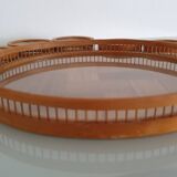 Bamboo and cane tray and coasters