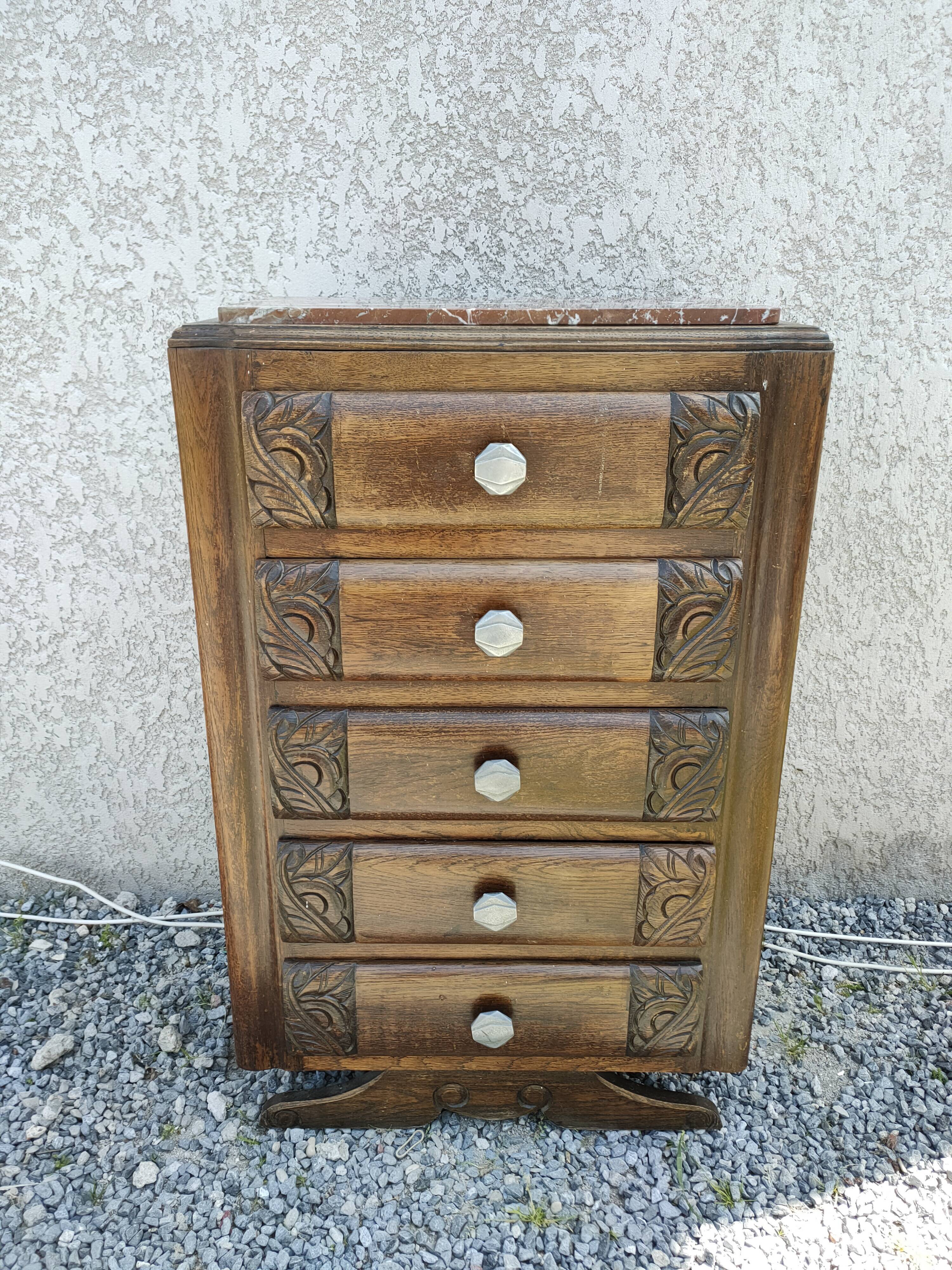 Chifonnier chest of drawers from the years 50