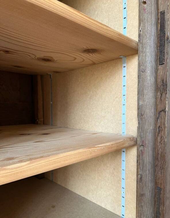 solid oak wardrobe with storage