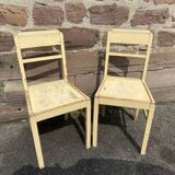 2 chaises 1940-50s