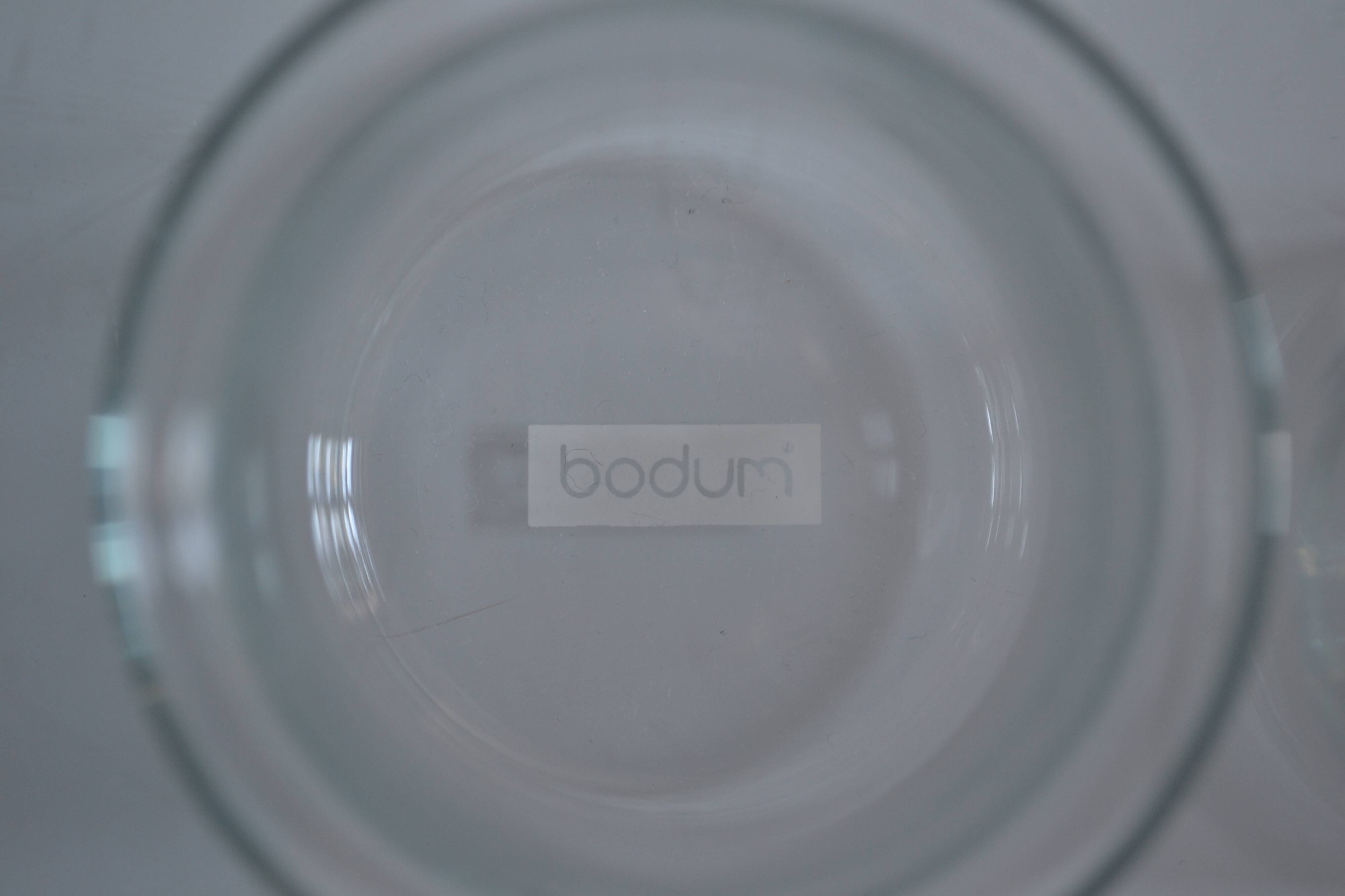 pair of Bodum Chambord bistro style cups 6 oz / 18 ml