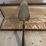 Art Deco style pie server in silver metal, 20th century