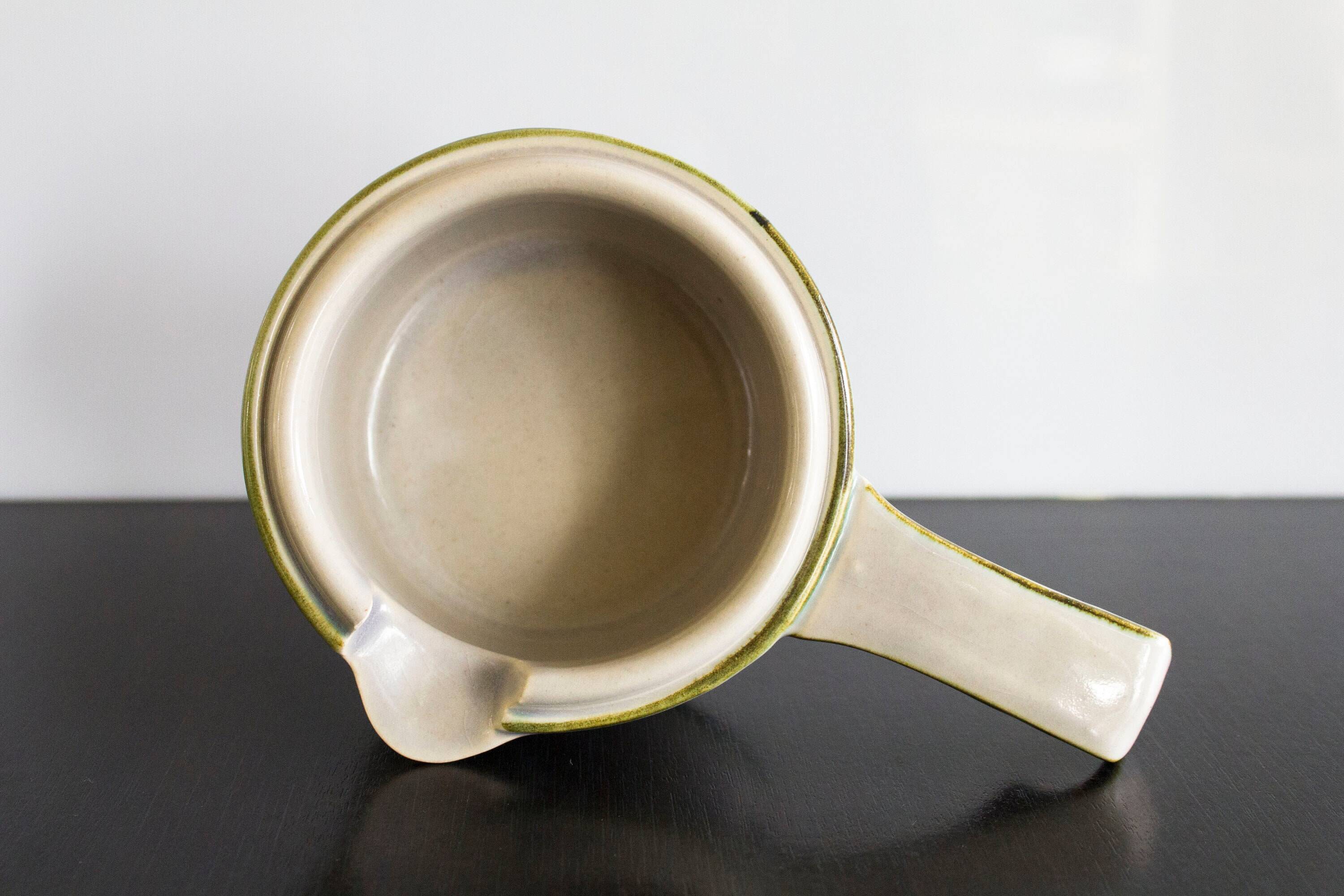Mid Century Stoneware ceramic Sauce Boat / Gravy Boat / Saucière