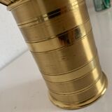 Vintage cigarette holder 1960 golden dispenser box - 14 x 7 cm