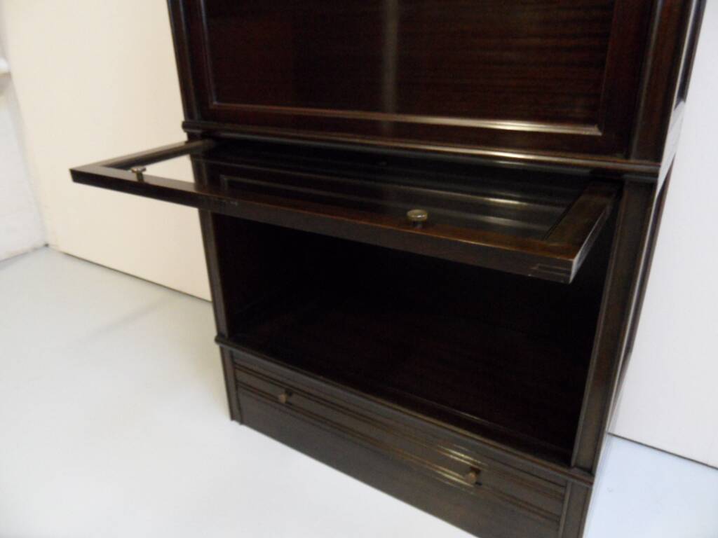 Vintage mahogany stackable bookcase 1960's