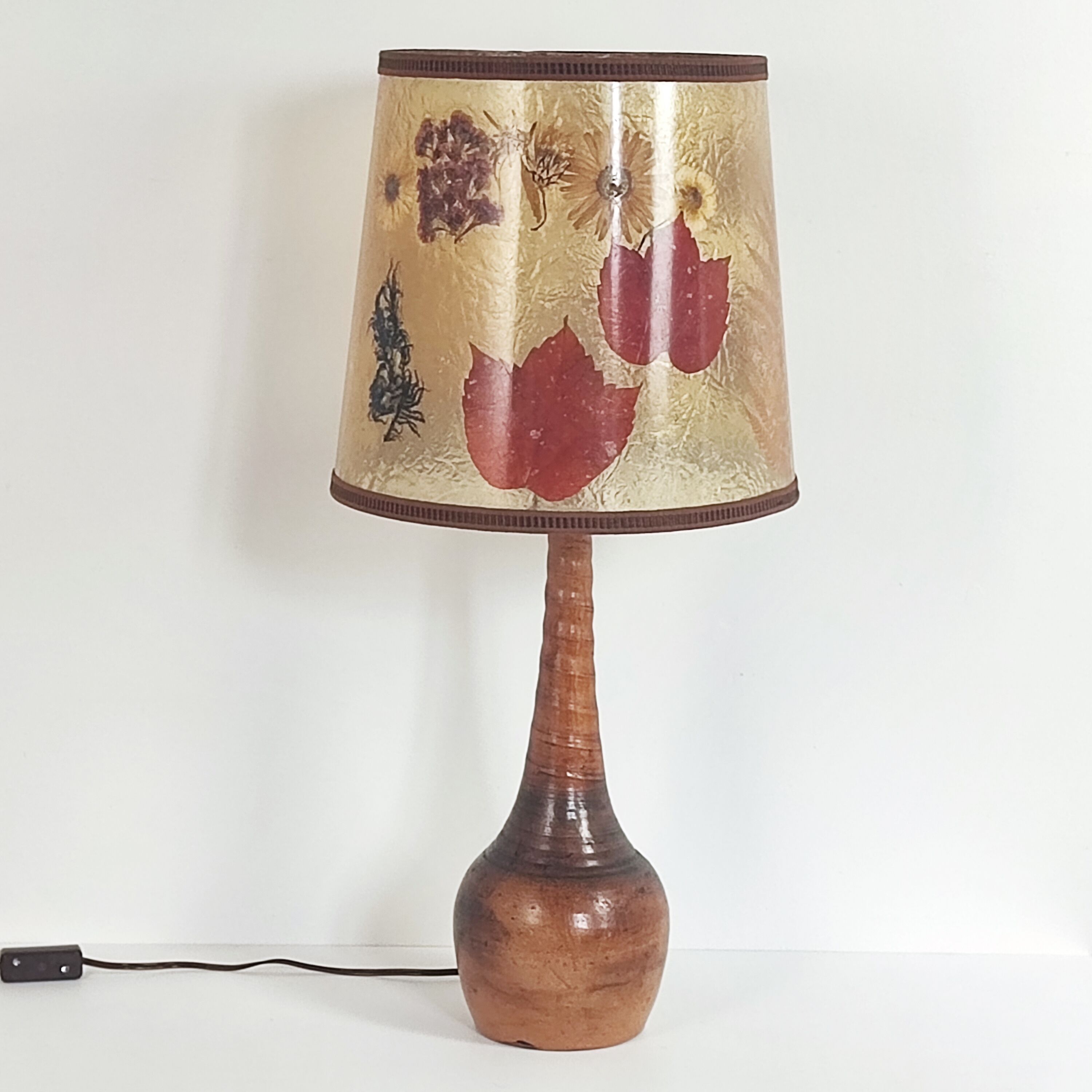 Lampe en céramique vintage