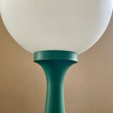 Vintage green opaline globe lamp