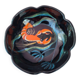 Salad bowl signed G. Fourmaintraux