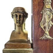 miroir sur pied en  acajou style empire