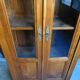 Bookcase Louis Philippe 2 doors in blond cherry tree