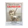 Cinema poster "L'Alpagueur" Jean-Paul Belmondo 60x80cm 1976