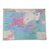 Old MDI History Map: The Crusades-Cultural Centres in France