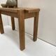 Petit banc en chêne de style art déco