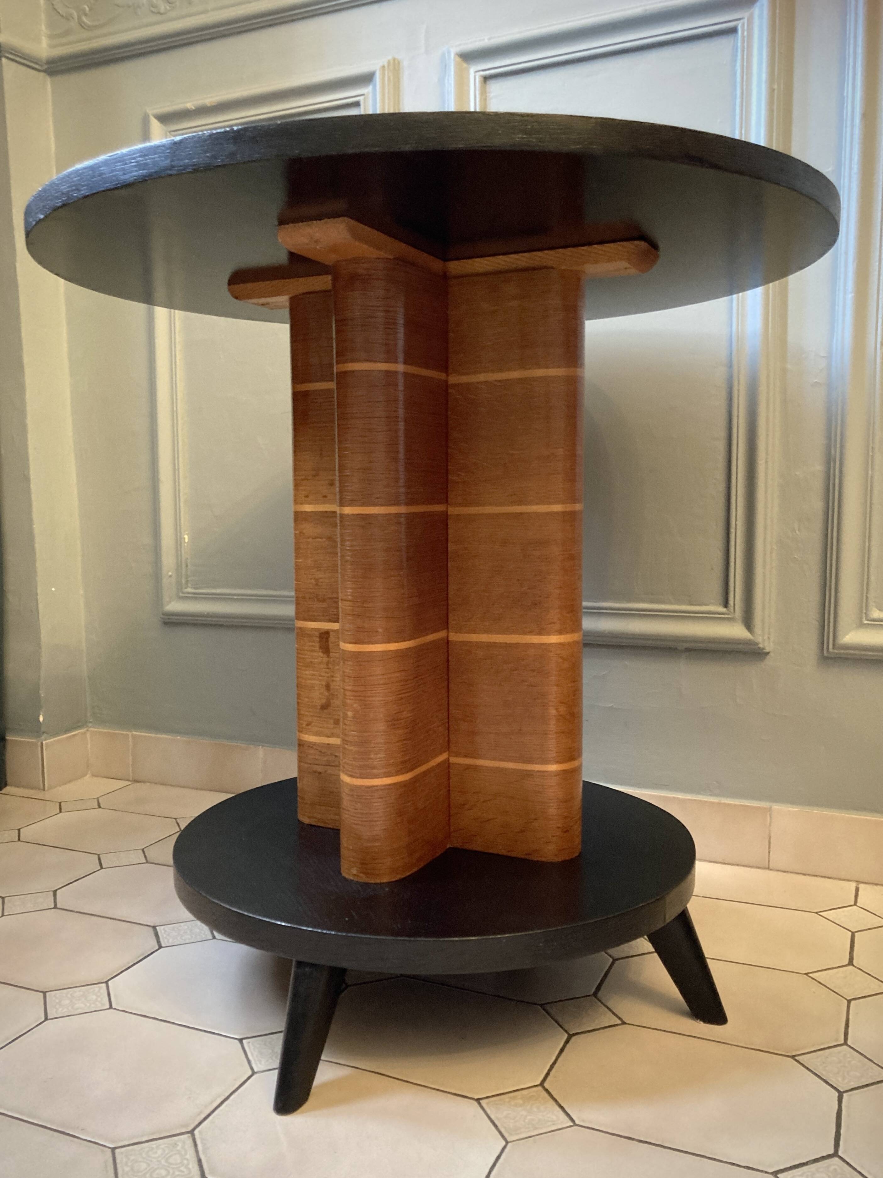 Art-deco pedestal table 1920