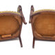 Duo of shepherdesses, Empire era. Silk velvet