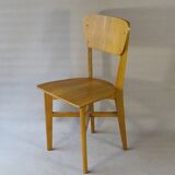 Set of 4 Prouvé "Recontruction" style chairs - reissued 1980 -