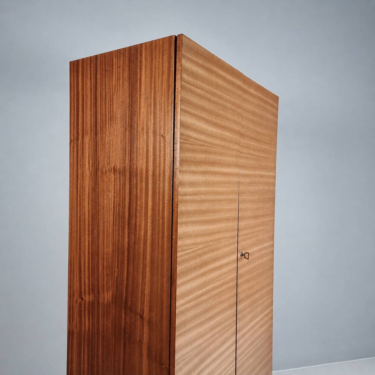Vintage Wardrobe in Beech, 1970s