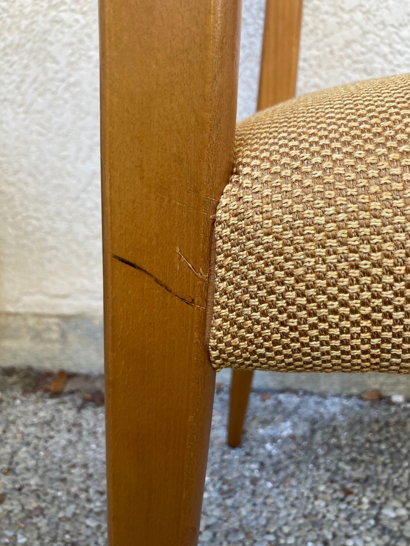 Set of 6 vintage Scandinavian chairs