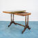 Table table poker and ancient writing root walnut intarsio 19th century