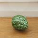 Artichoke salt shaker in vintage slurry