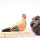 Mexican bird in Tonola painted ceramic
