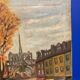 Robert morin, les quais de notre-dame de paris, huile sur toile
