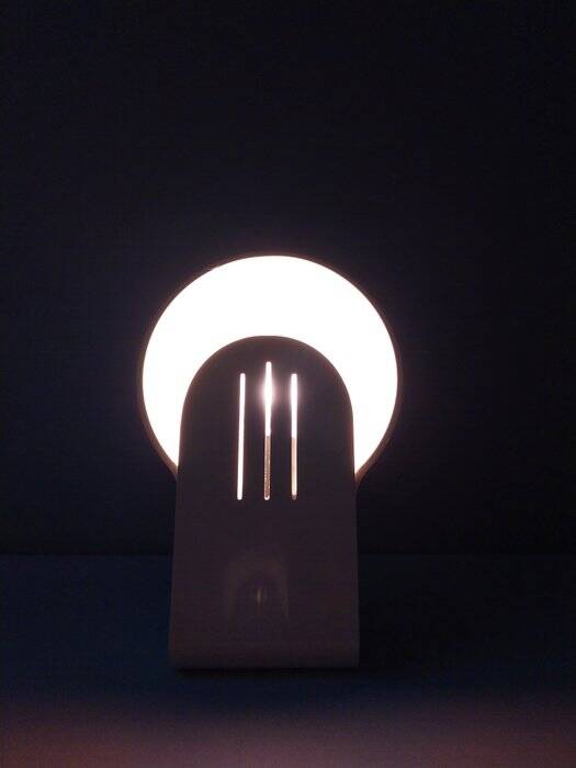 Italian Panda lamp - Ambrogio Pozzi by Guzzini