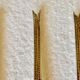Set of 6 lobster forks and tongs, silver plated metal by Silea, circa 70