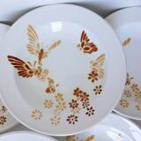 6 soup plates from Sarreguemines