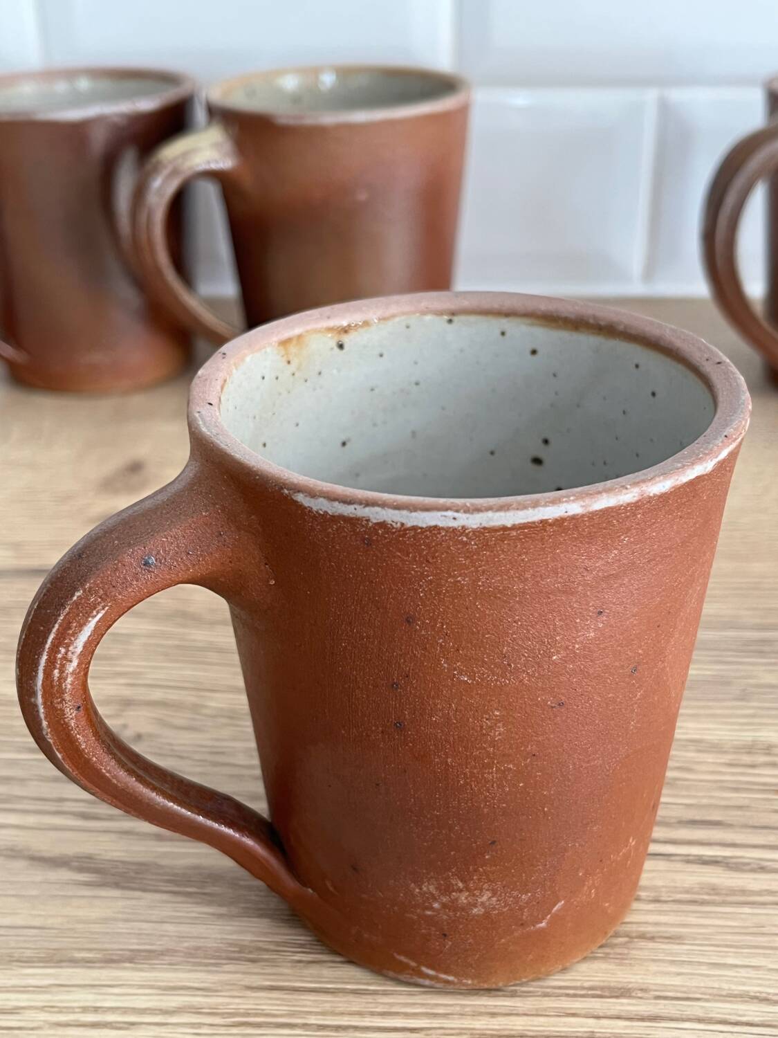Lot de 4 tasses artisanale en céramique