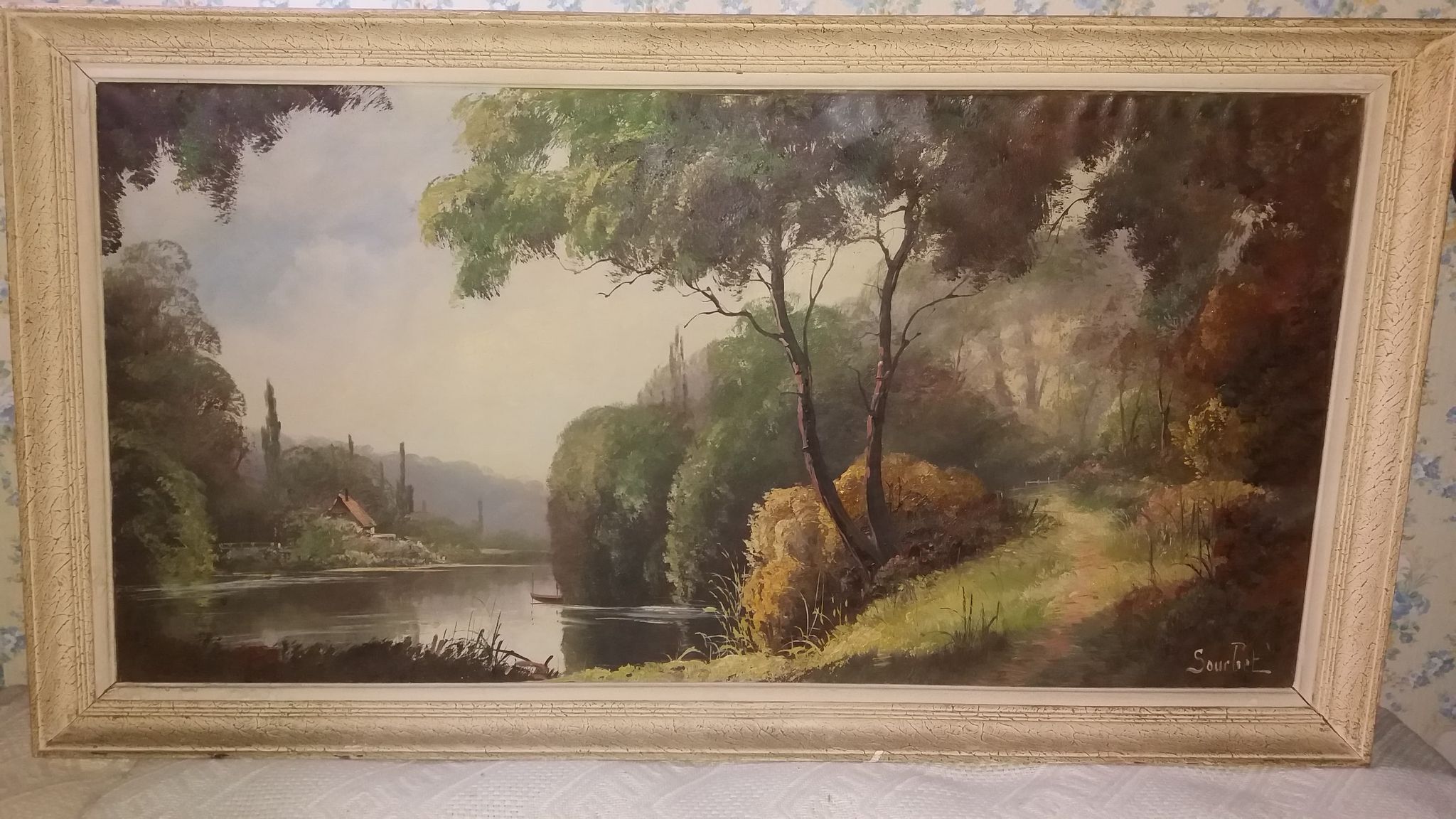 Old painting signed "Sourbet"