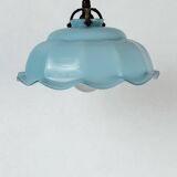 Opal glass pendant light