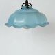 Opal glass pendant light