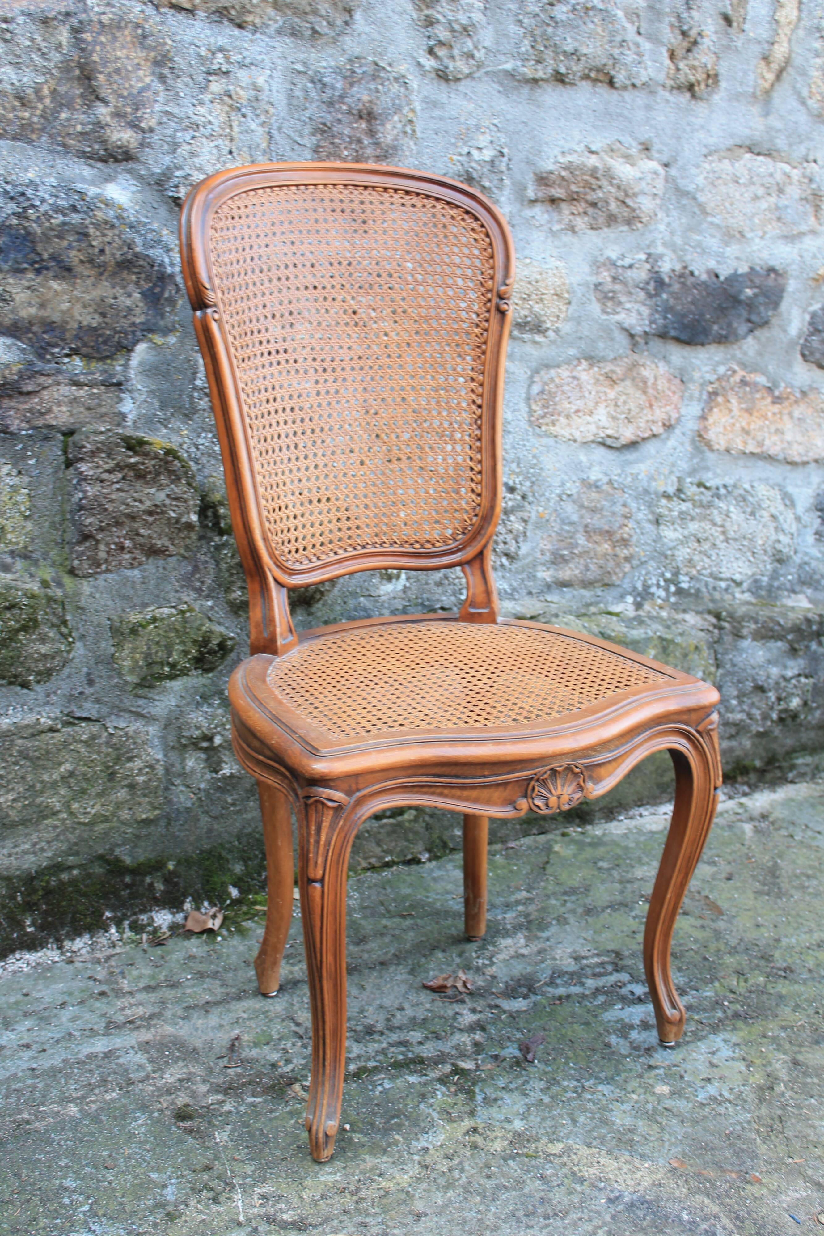 Set of 6 regency chairs