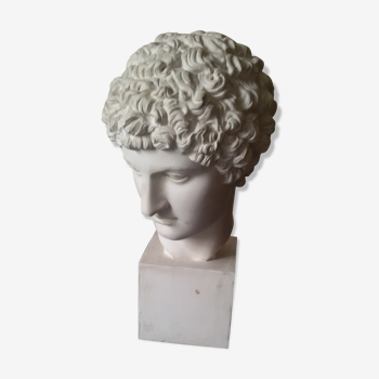 Buste plâtre Apollon début XXème