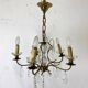 Lustre début XXème en cristal de bohème