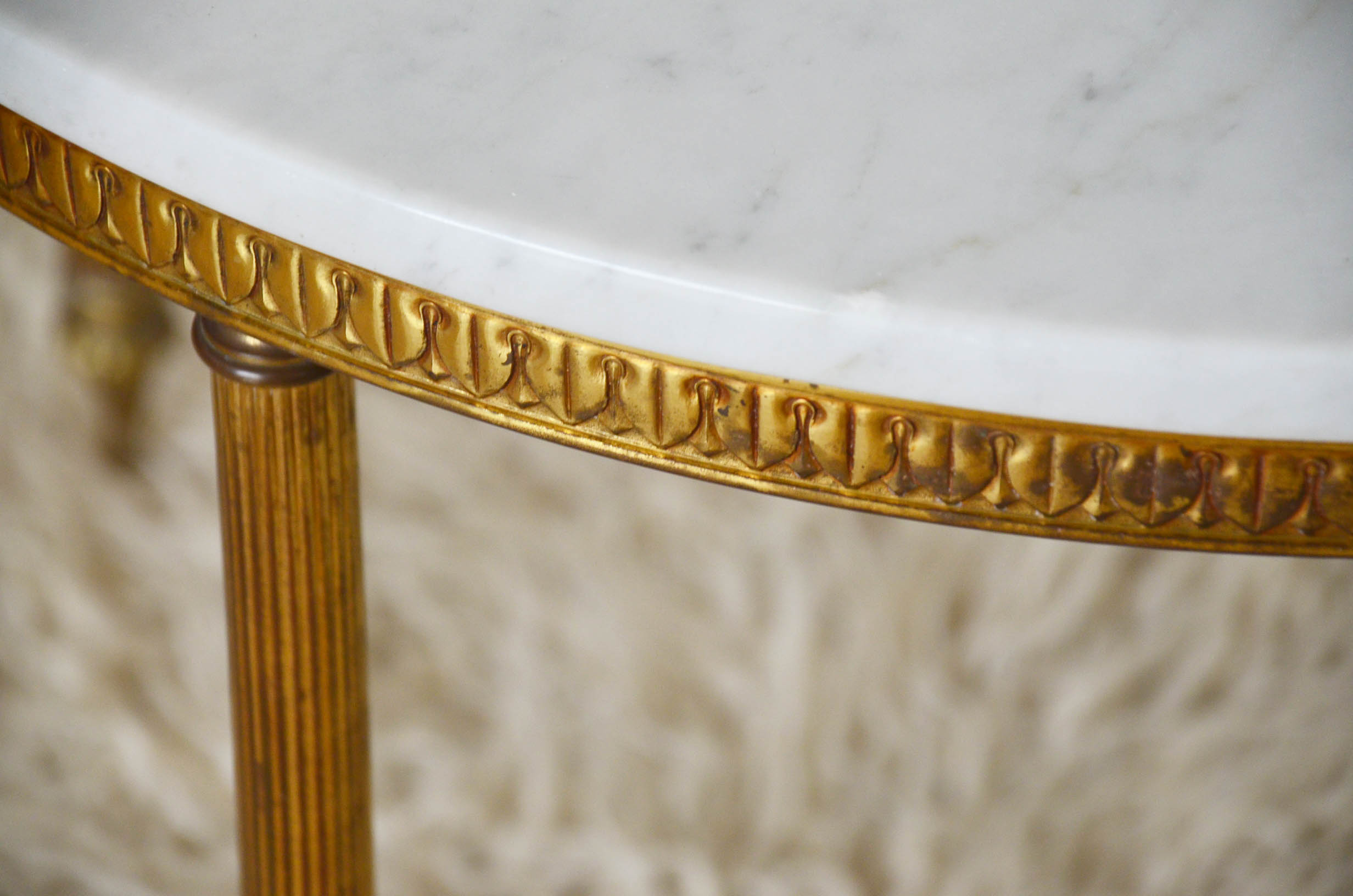 60s marble side table coffee table