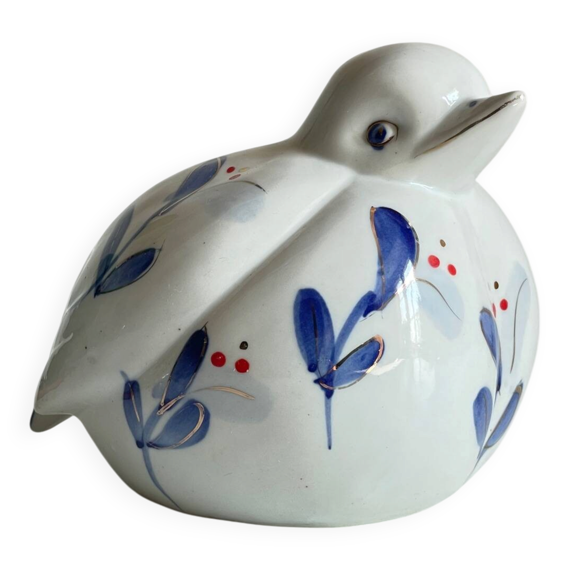 Oiseau vintage en porcelaine chinoise